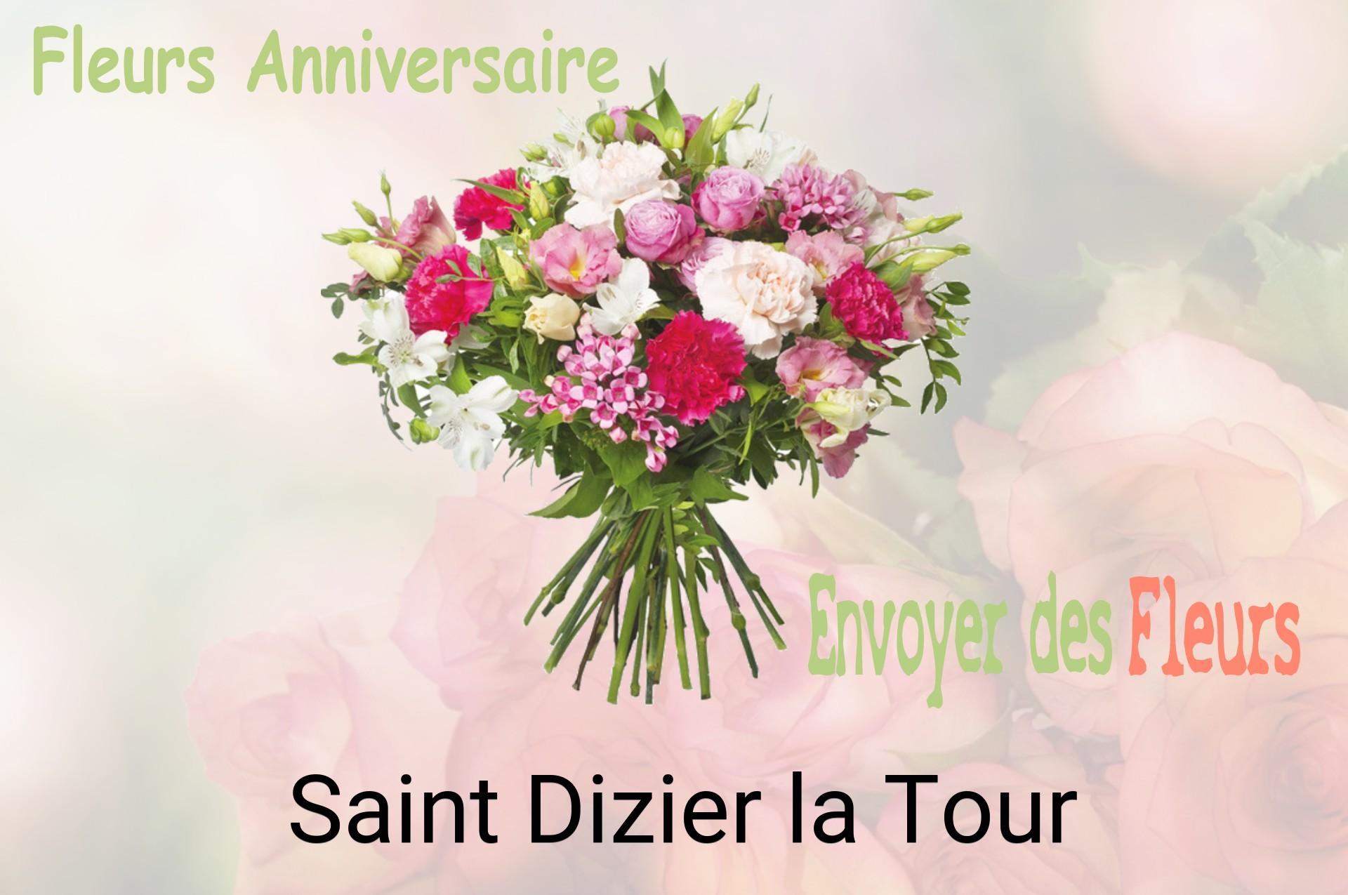 Bouquet de fleurs d’anniversaire livré à Saint-Dizier-la-Tour