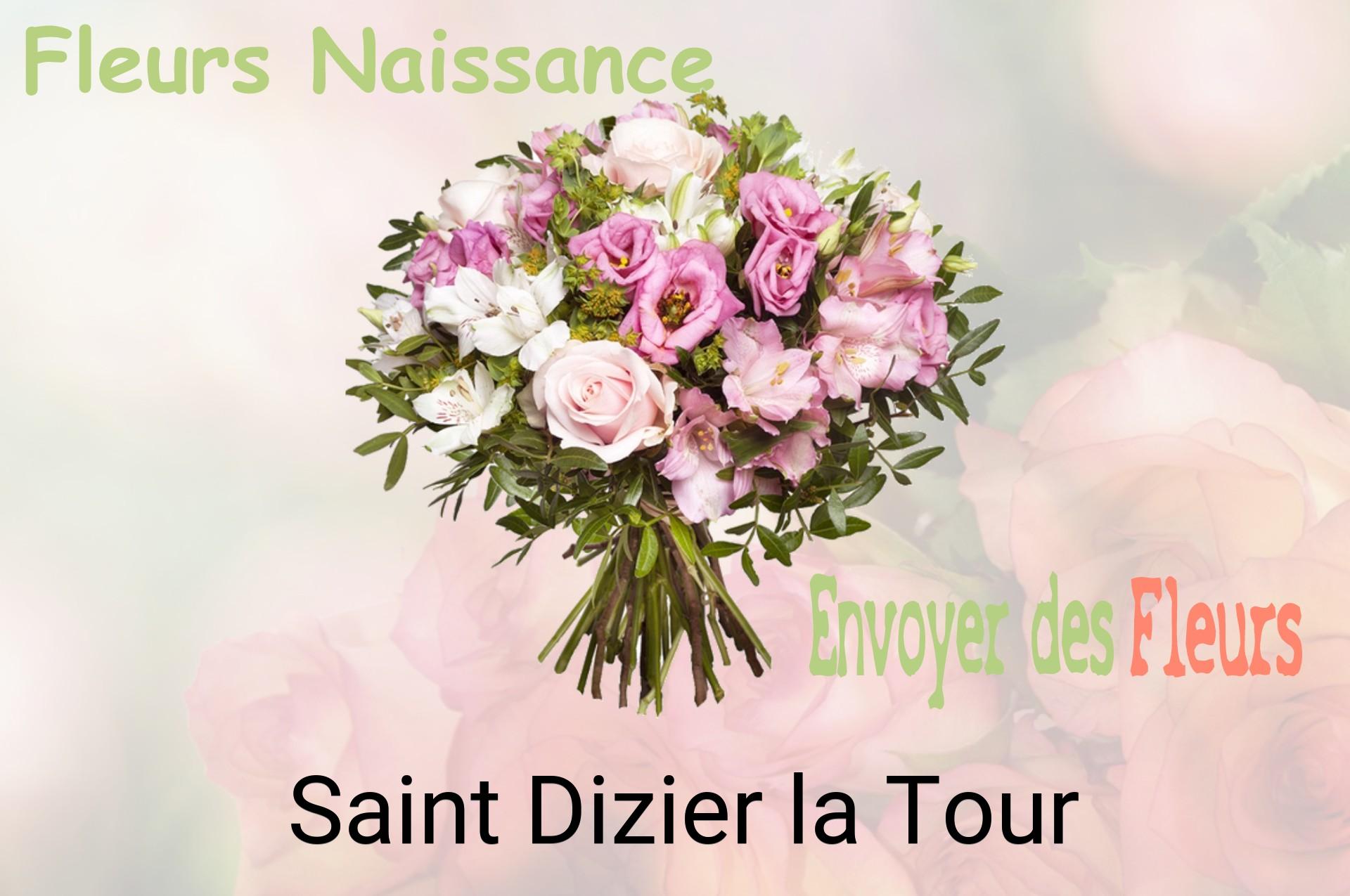 Bouquet de fleurs de naissance livré à Saint-Dizier-la-Tour